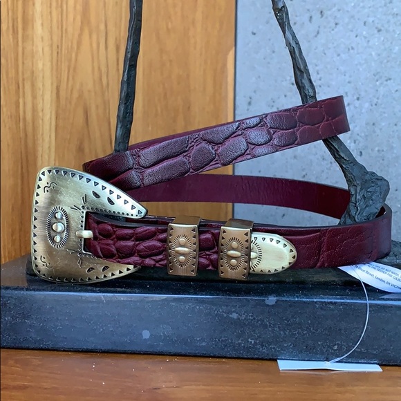 Free People Accessories - Free People 100% Cow Skin Leather Western Belt